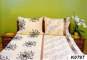 Poszewka 70x80 - KORA wz. K0797-zamek