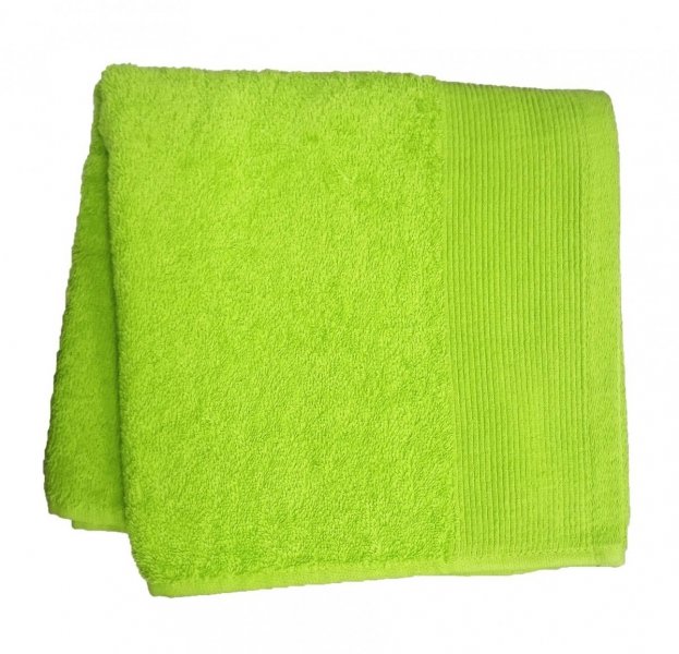 Ręcznik jednobarwny AQUA rozmiar 70x140 zielone jabłko