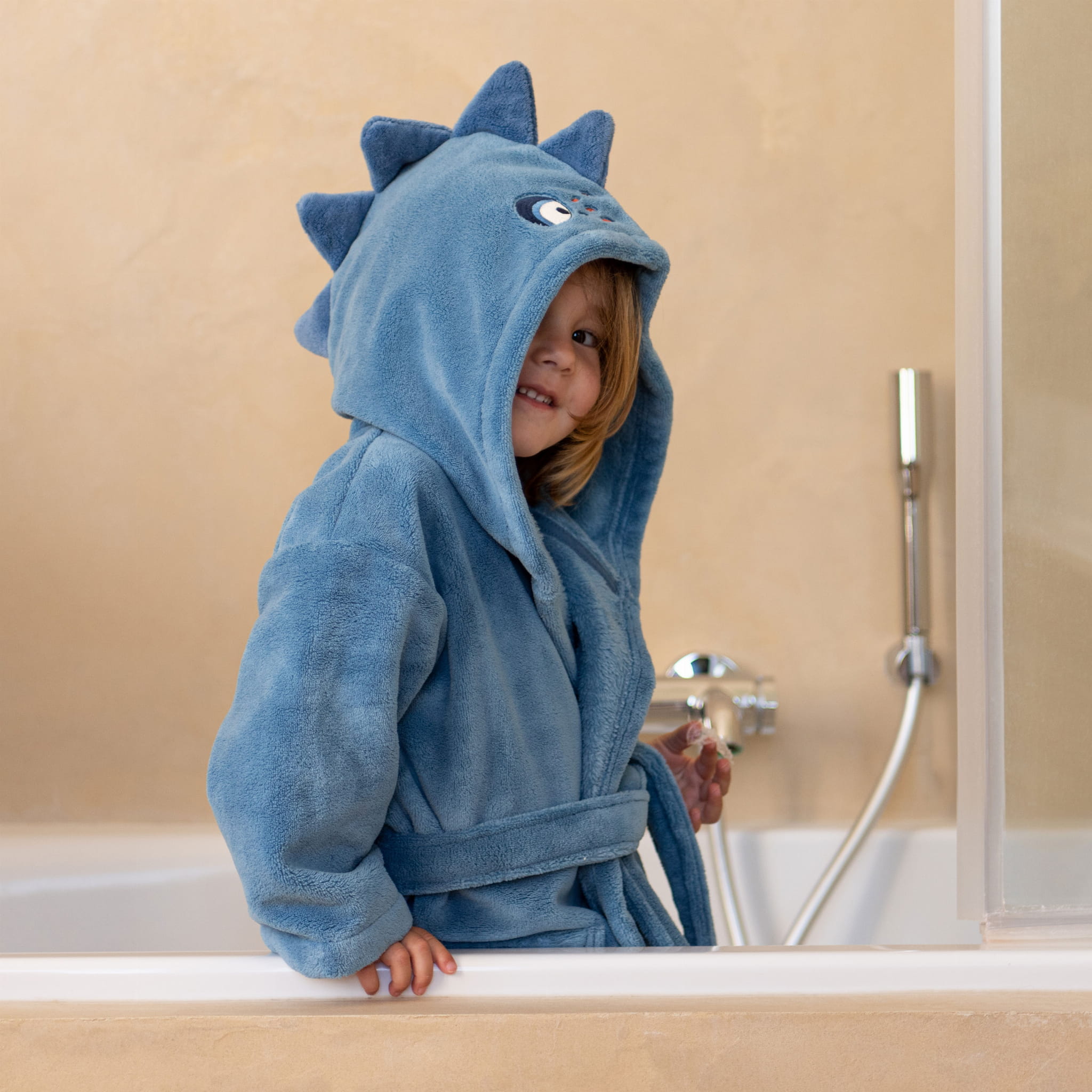 szlafrok HAPPYFUL SOFT BLEU