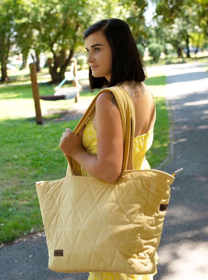 Torba Kinder Hop Shopper Triangles Mustard