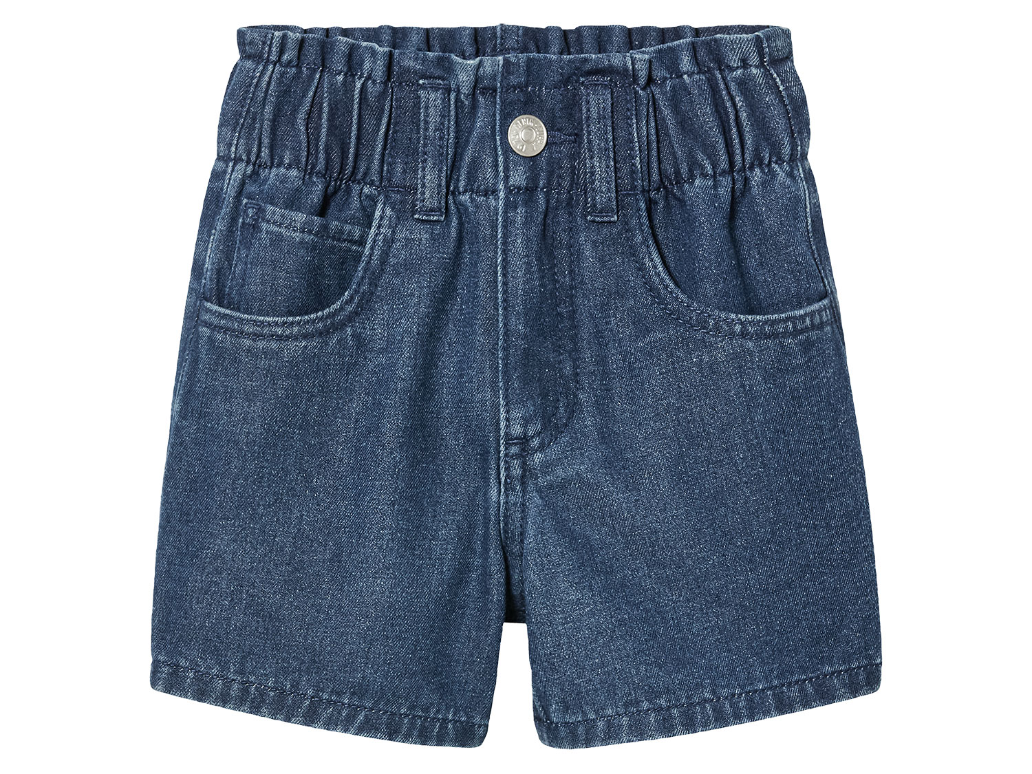 lupilu Spodenki dziecięce jeansowe z bawełny 98/104, Niebieski