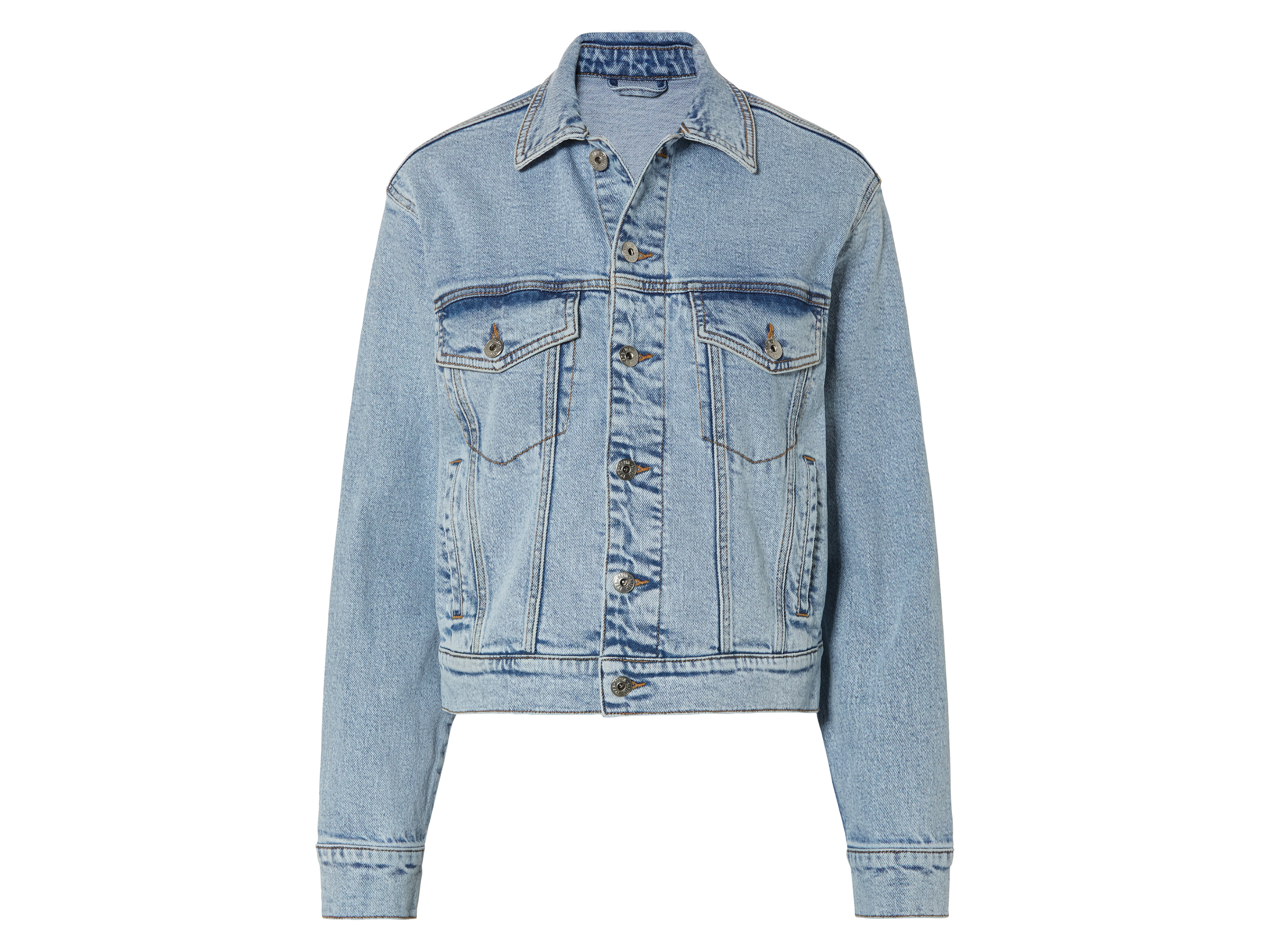 esmara Kurtka jeansowa damska, oversize 34, Niebieski