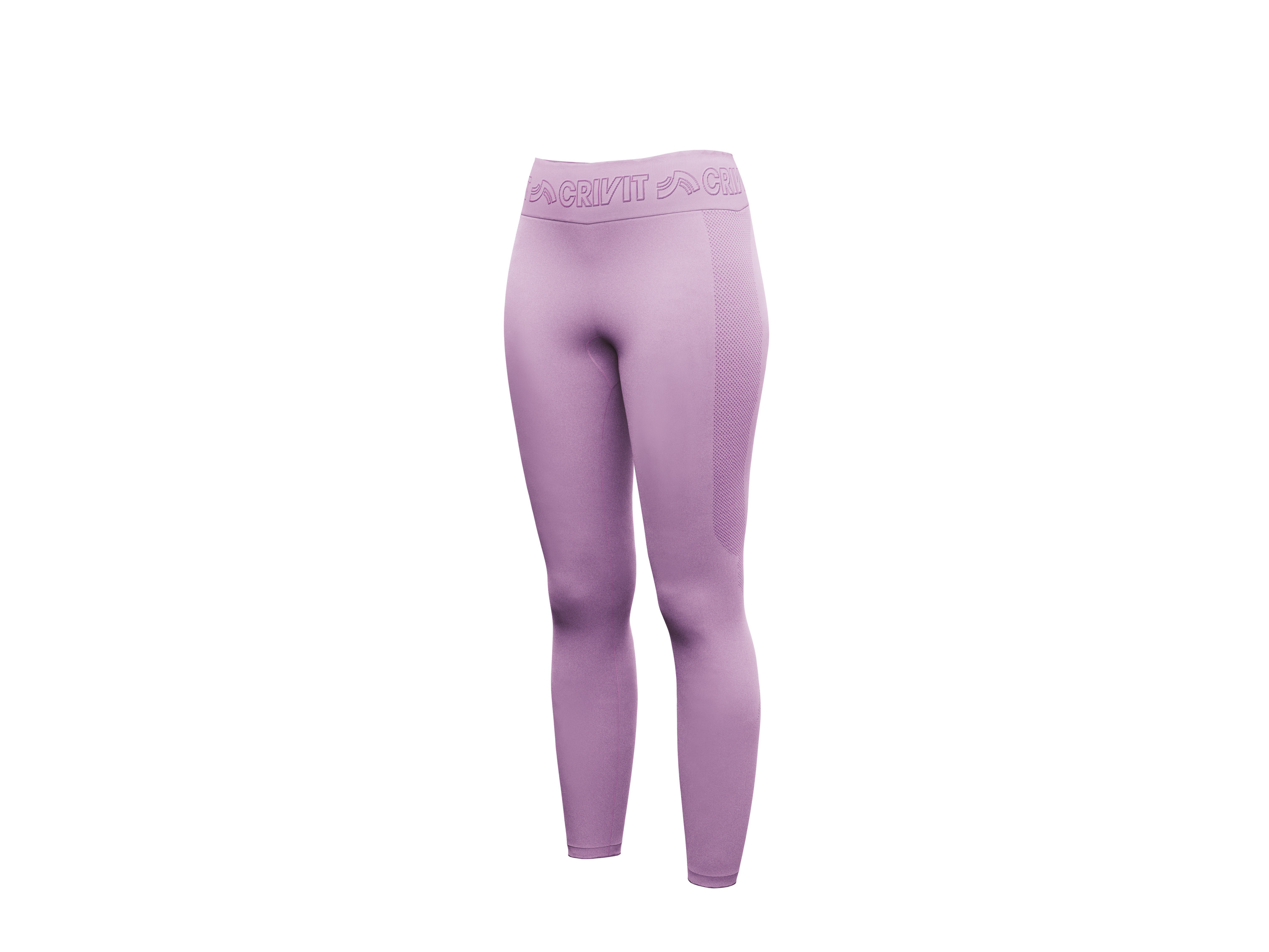 Crivit Legginsy damskie funkcyjne bez bocznych szwów Fioletowy, M40/42