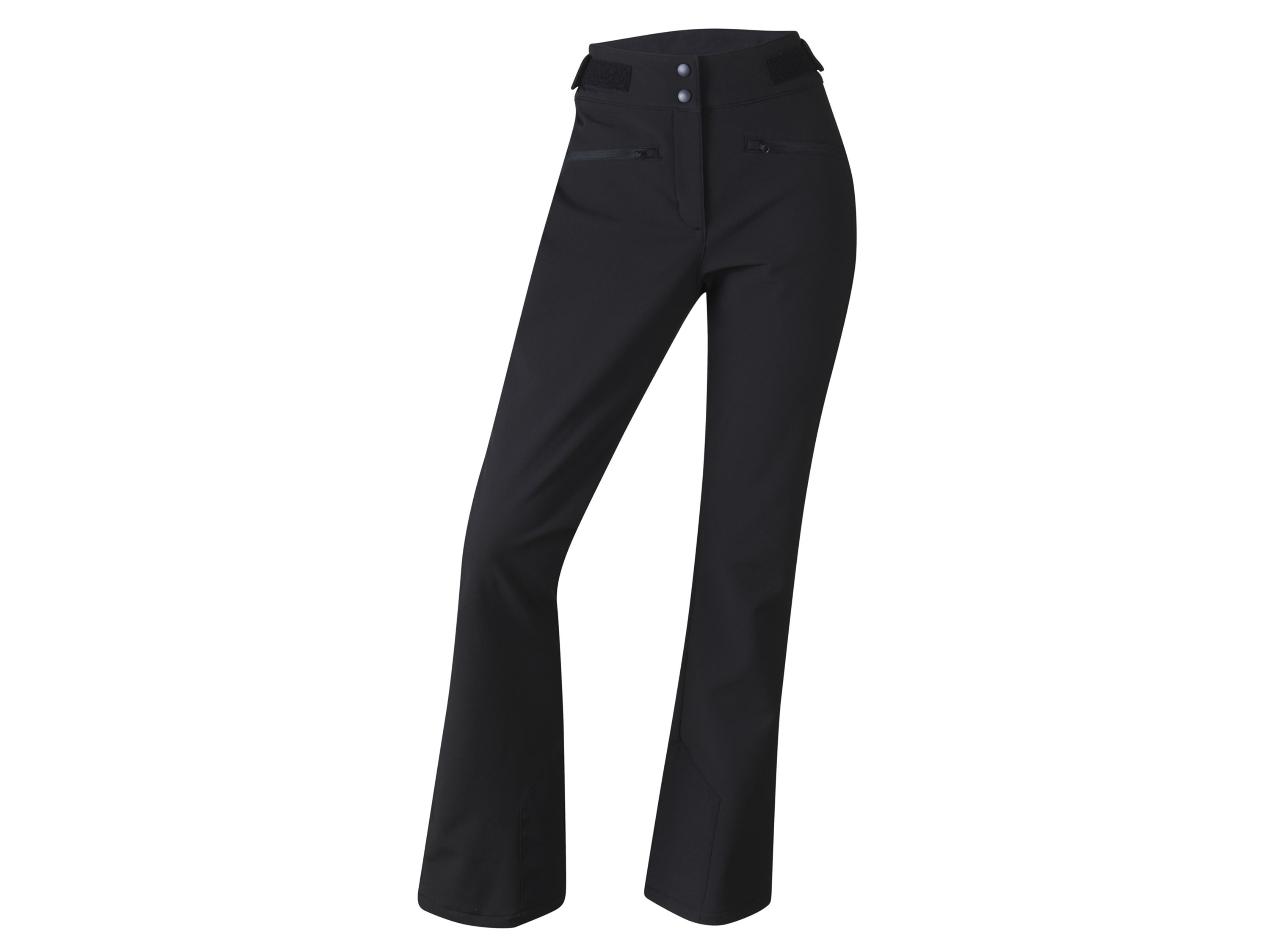 Crivit Spodnie narciarskie damskie softshell Czarny, 40