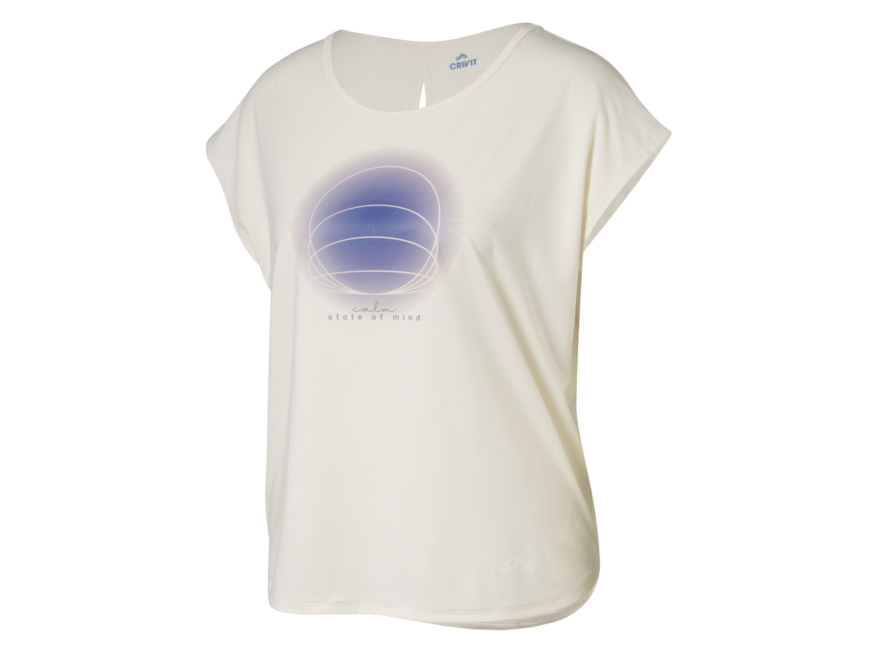 Crivit T-shirt funkcyjny damski z efektem pochłaniania zapachów Biały, M40/42