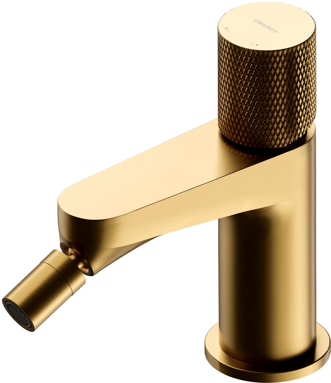 Darmowa Dostawa - Bateria bidetowa stojąca złota Omnires Contour CT8020GLB