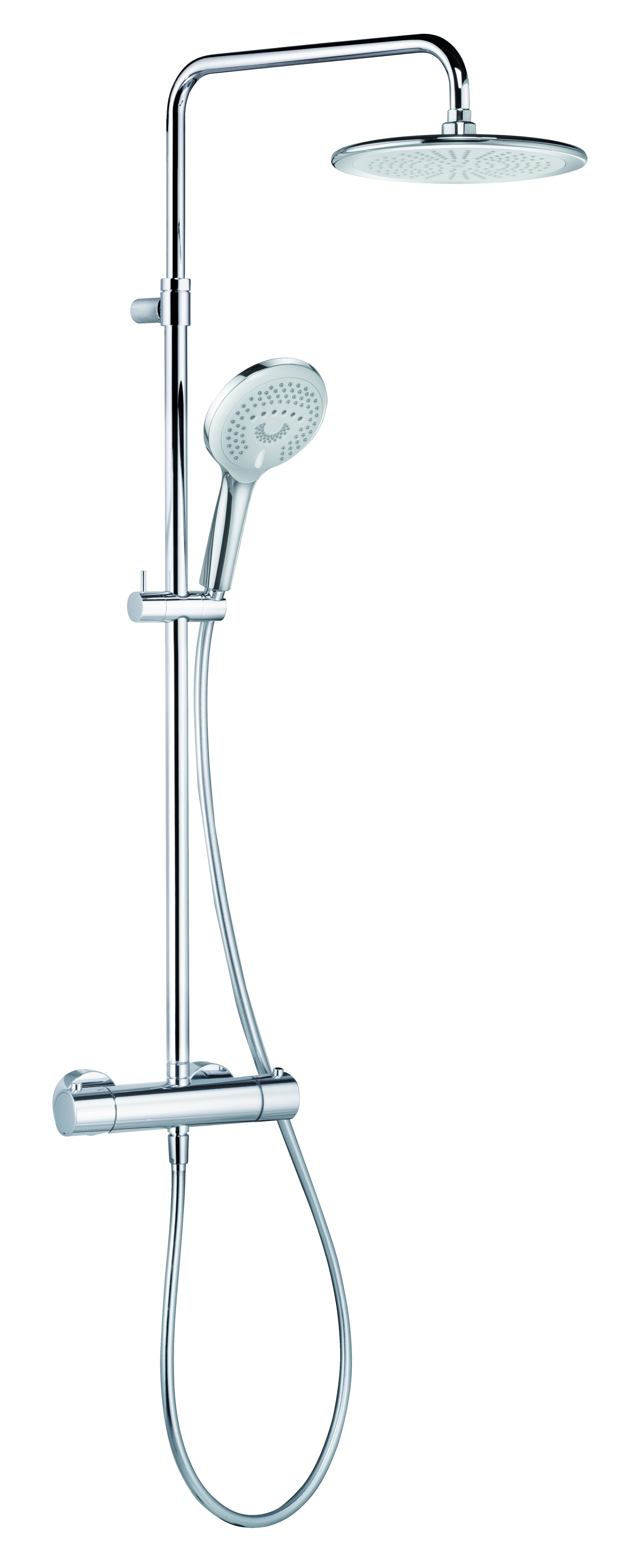 Darmowa Dostawa - Zestaw prysznicowy ścienny chrom Kludi Dual Shower System 670920500
