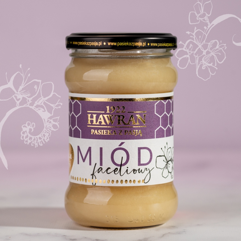 Miód faceliowy 380g - Pasieka z Pasją Hawran