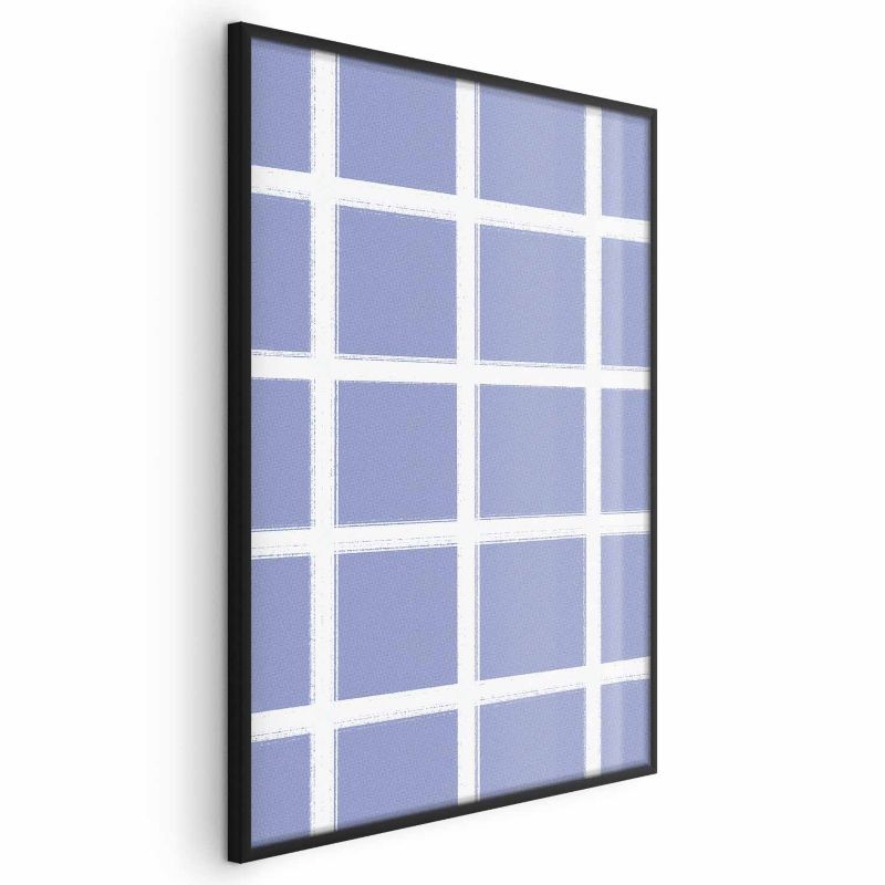Plakat Artgeist Białe linie 21x30 cm z ramą czarną 1 szt
