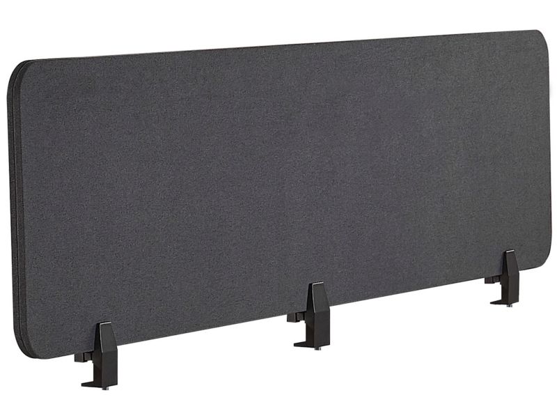 Przegroda biurkowa Ciemnoszary Wally 180 x 40 cm 1 szt.