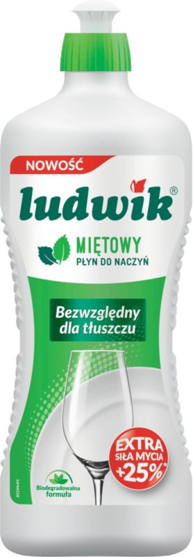 Płyn do mycia naczy Ludwik miętowy 900g