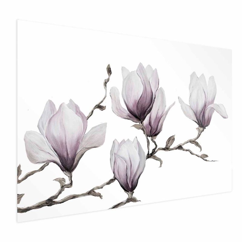 Plakat Artgeist Malowane magnolie 90x60 cm bez ramy 1 szt