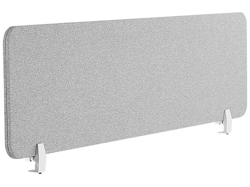 Przegroda biurkowa Jasnoszary Wally 160 x 40 cm 1 szt.