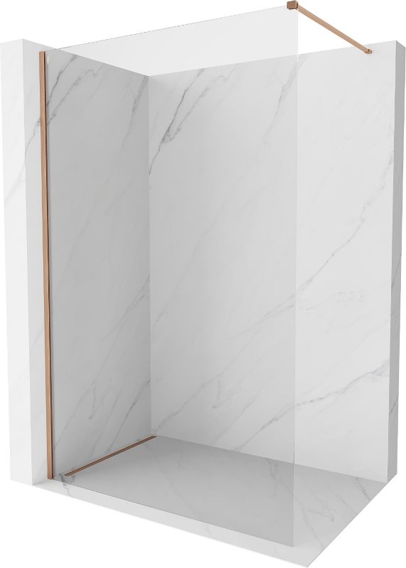 Ścianka prysznicowa walk-in Mexen Kioto-X miedź szczotkowana 160x200 cm 800-160-101-65-00-X 1 szt.