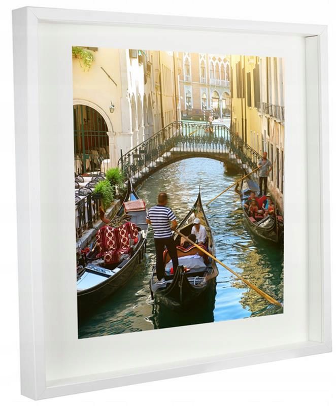 Ramka na zdjęcia Matkam BOX 3D 50x50 cm biały 1 szt.