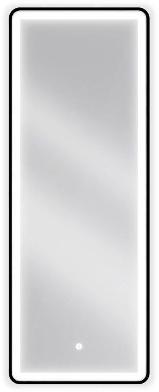Lustro łazienkowe prostokątne Mexen Coro czarne 45x120 cm 1 szt.