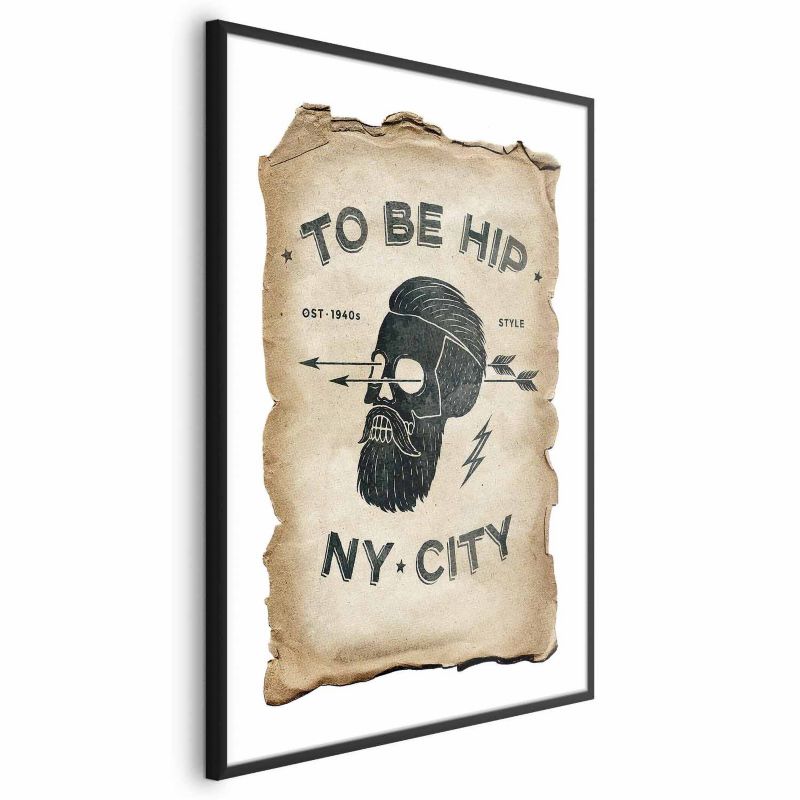 Plakat Artgeist To be hip 60x90 cm z ramą czarną 1 szt