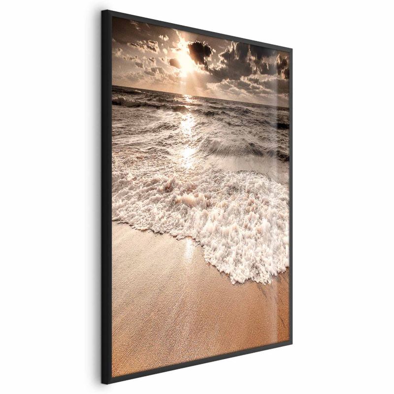 Plakat Artgeist Przestrzeń fal 29,7x42 cm z ramą czarną 1 szt