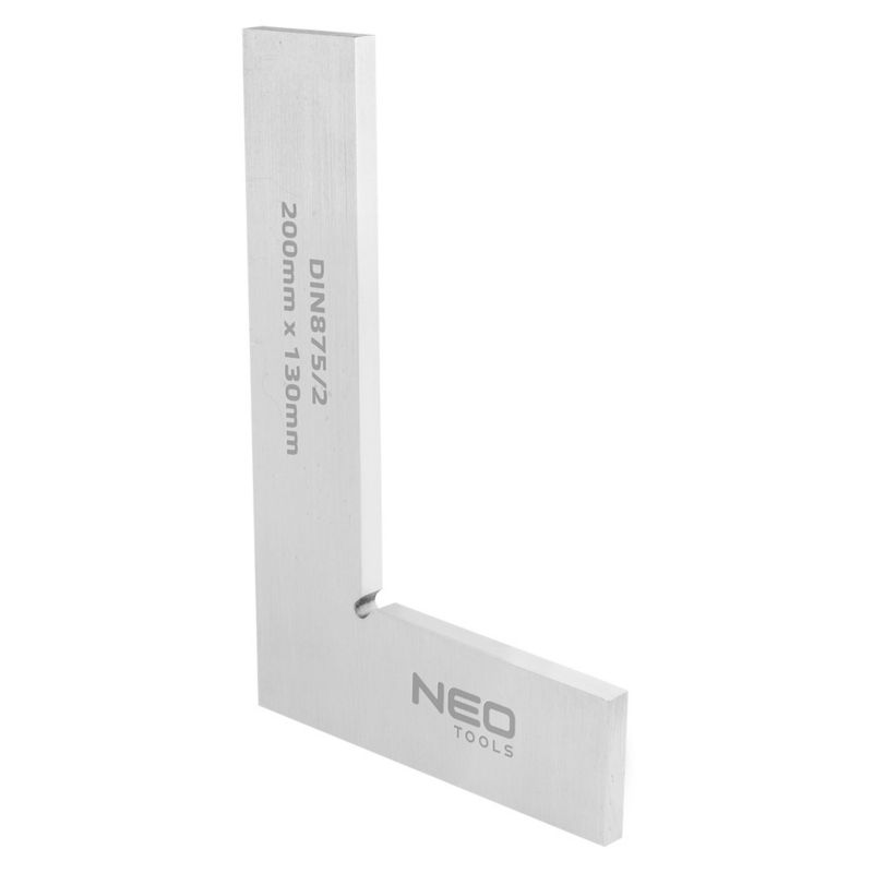 Kątownik NEO TOOLS płaski, DIN875/2, 200x130mm 1 szt