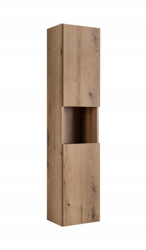 Słupek łazienkowy Furnidea 140 cm wiszący z drzwiami dąb coast evoke NOVA OAK 1 szt.