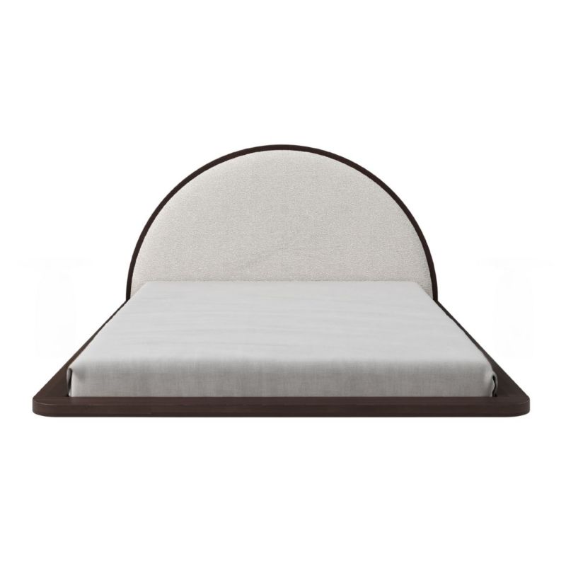 Łóżko lewitujące bukowe MOMOKO 120x200 palisander 1 szt.