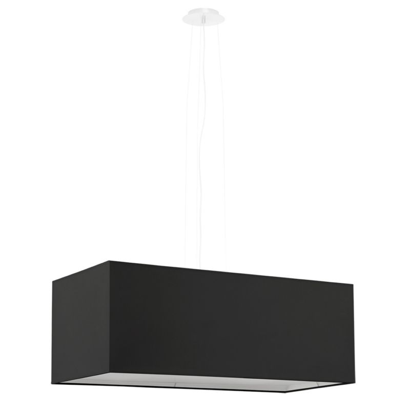Żyrandol Sollux Lighting SANTA BIS 80 czarny 1 szt.