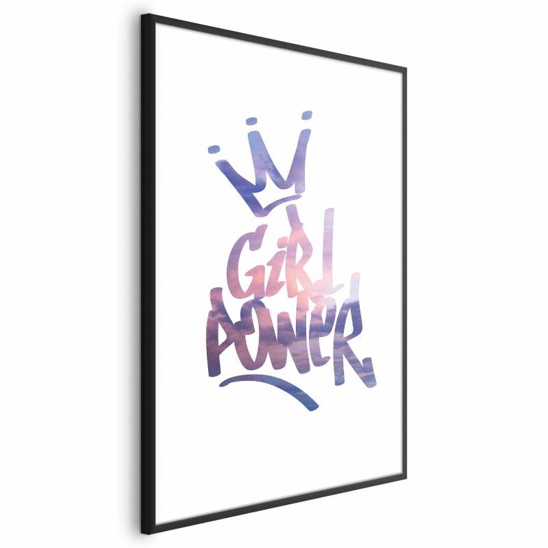 Plakat Artgeist Girl Power 29,7x42 cm z ramą czarną 1 szt