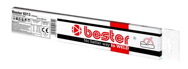 Elektroda rutylowa Bester 6013 3,2 x 350 mm 0,5 kg
