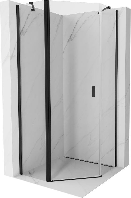 Kabina prysznicowa Mexen Mist czarna 100 x 100 cm - 8A8-100-100-70-00 1 szt.