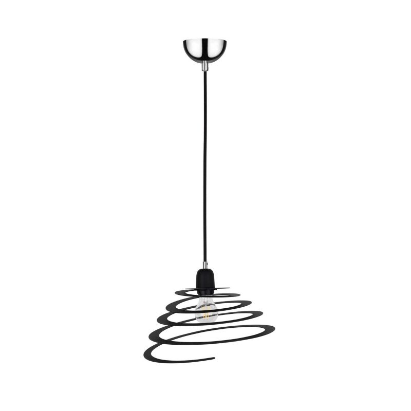 Lampa Wisząca SPOT Light 1xE27 Klasyczna Czerń w Industrialnym Stylu od Polskiego Producenta, 1 szt.
