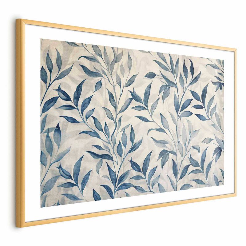 Plakat Artgeist Motyw botaniczny 60x40 cm z ramą złotą 1 szt