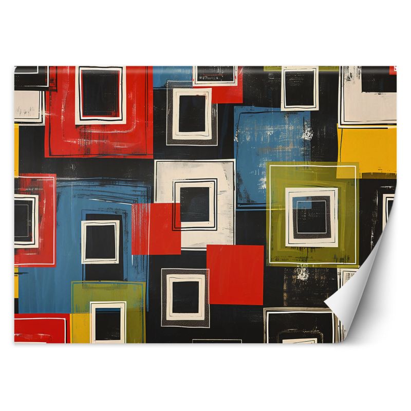 Fototapeta Feeby Kolorowa abstrakcja retro 150x105 1 szt