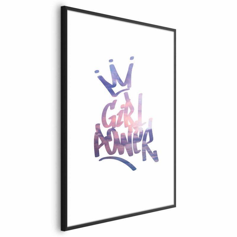 Plakat Artgeist Girl Power 40x60 cm z ramą czarną 1 szt
