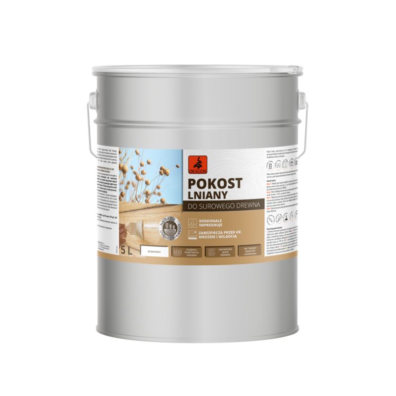 Pokost lniany Dragon 5 l