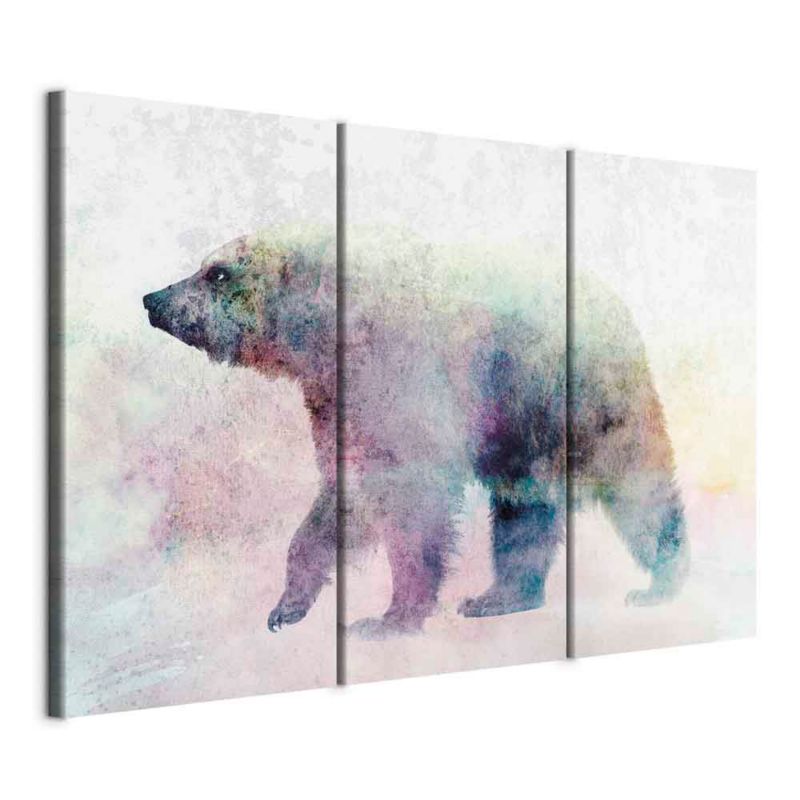 Obraz Artgeist Samotny niedźwiedź 120 x 80 cm flizelina 1 szt
