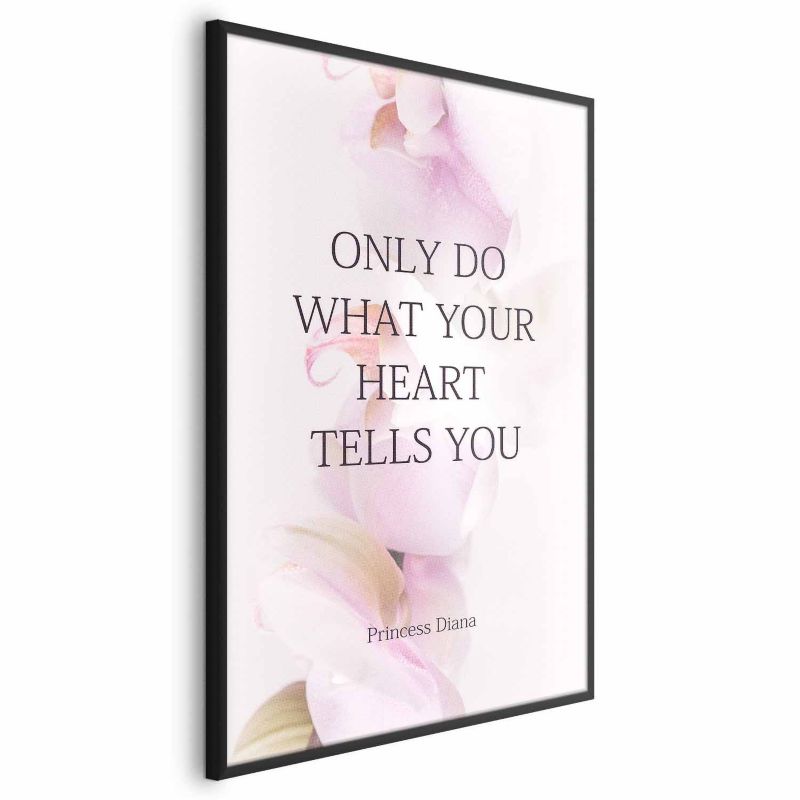 Plakat Artgeist Heart 40x60 cm z ramą czarną 1 szt