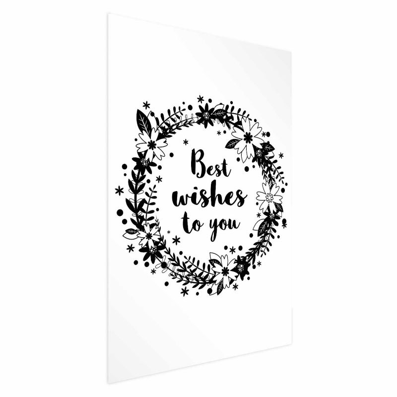 Plakat Artgeist Best wishes 40x60 cm bez ramy 1 szt
