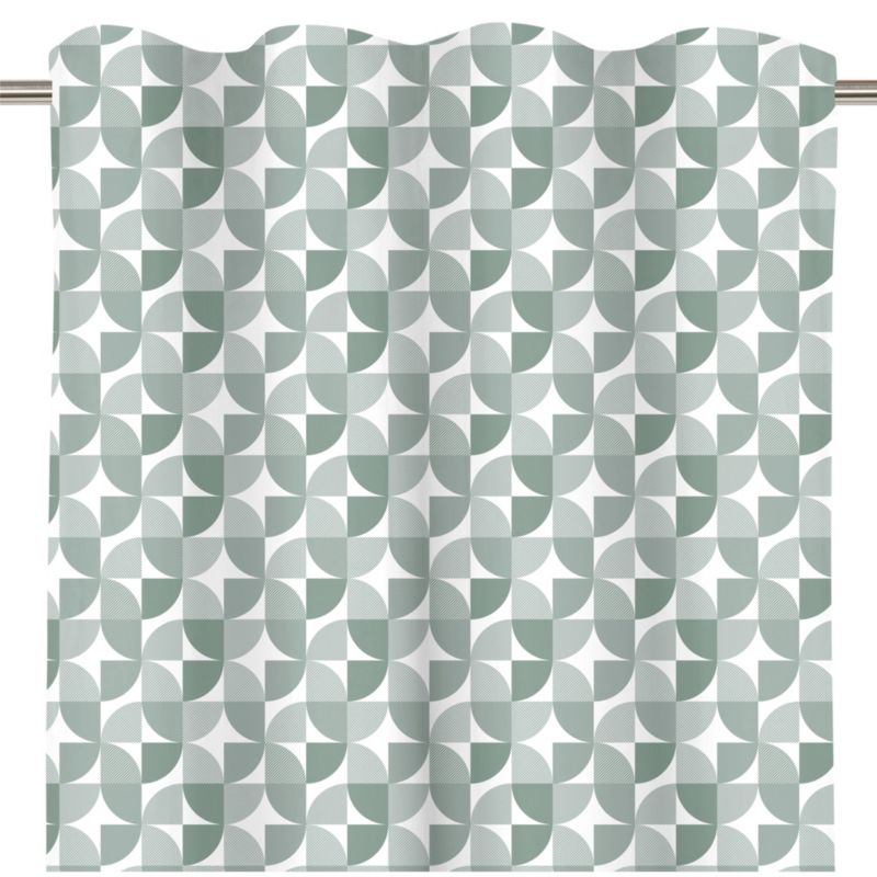 Zasłona GoodHome Peca 140 x 300 zielona