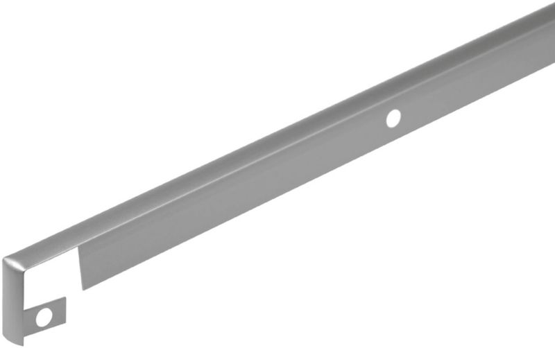 Listwa szczelinowa do blatów Cezar aluminiowa 22 mm srebrna
