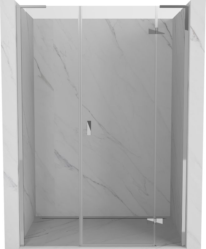 Drzwi prysznicowe uchylne Mexen Mist-H L transparent 125 cm prawostronne 1 szt