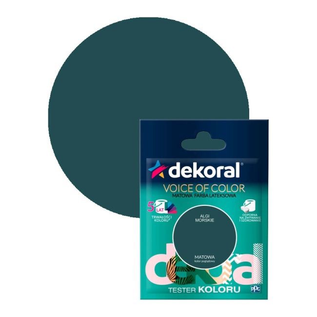 Testerfarby kolorowej Dekoral Voice of Color algi morskie 0,05 l