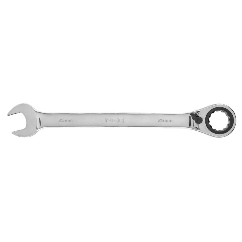 Klucz płasko-oczkowy NEO TOOLS z grzechotką i przełącznikiem 25 mm 1 szt