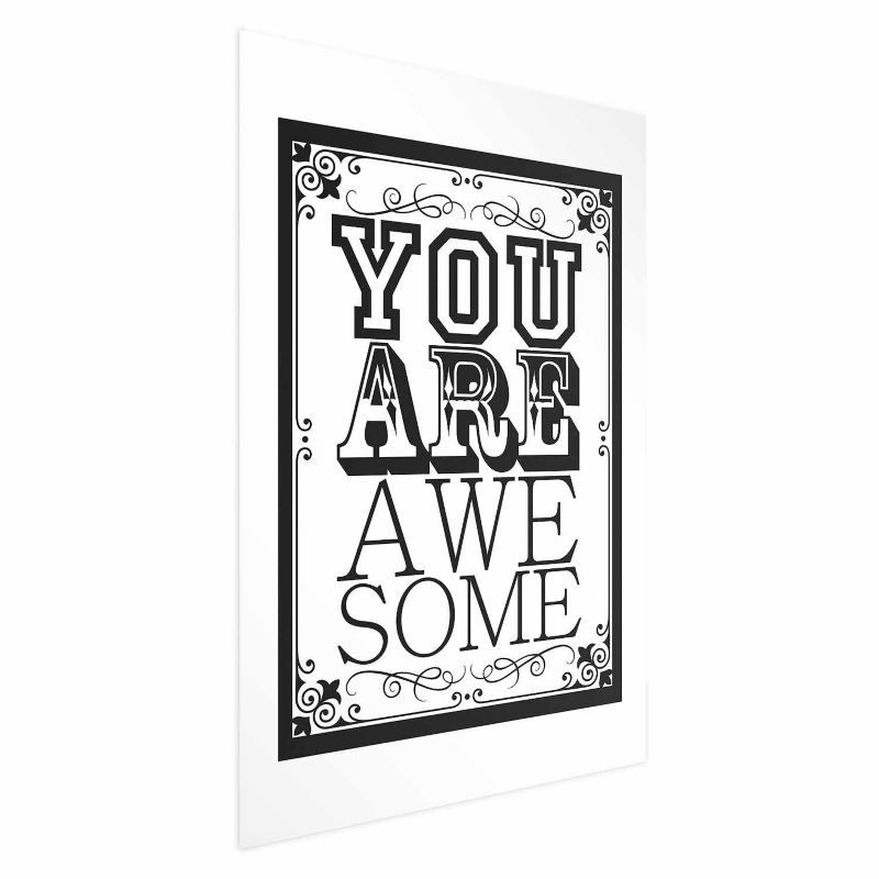 Plakat Artgeist You are awesome 21x30 cm bez ramy 1 szt