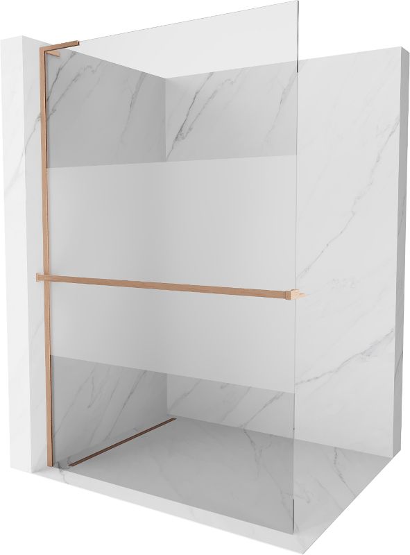 Ścianka prysznicowa z półką Mexen Kioto+ L szron transparent 70x200 cm 800-070-123-65-35 1 szt.