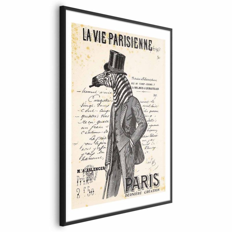 Plakat Artgeist La Vie Parisienne 60x90 cm z ramą czarną 1 szt