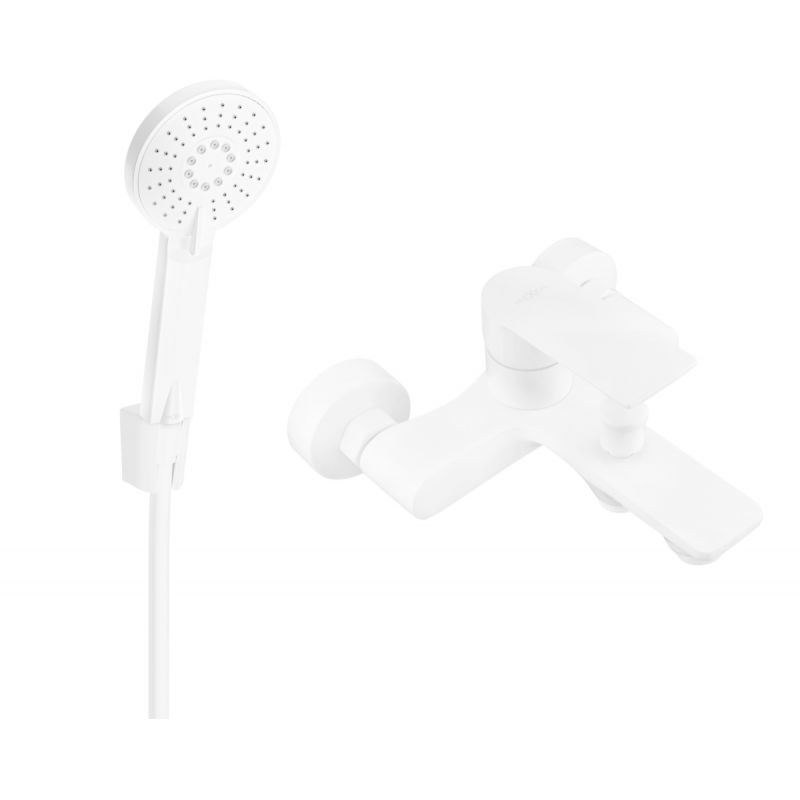 Bateria wannowa z zestawem prysznicowym Mexen Royo biała 7223R40-20 1 szt.
