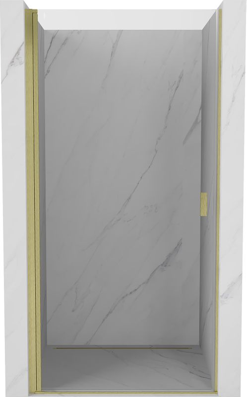 Drzwi prysznicowe Mexen Mist-B złoty szczotkowany 75 cm 1 szt