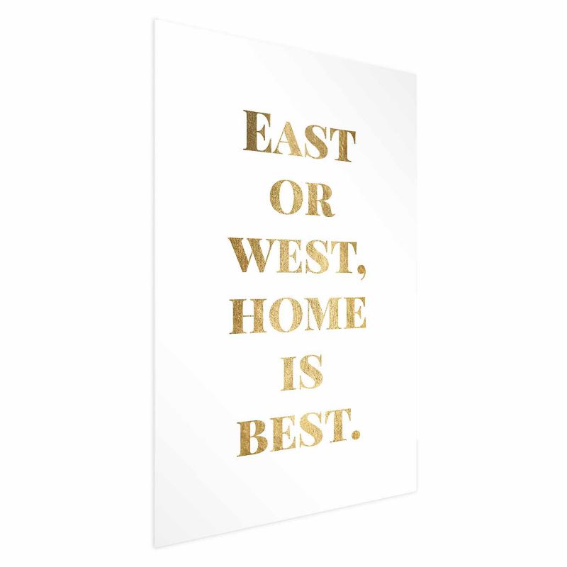 Plakat Artgeist Gold Home 40x60 cm bez ramy 1 szt
