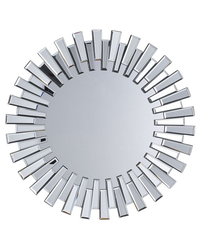 Lustro ścienne Cholet 70 cm 70 cm Srebrny 1 szt.
