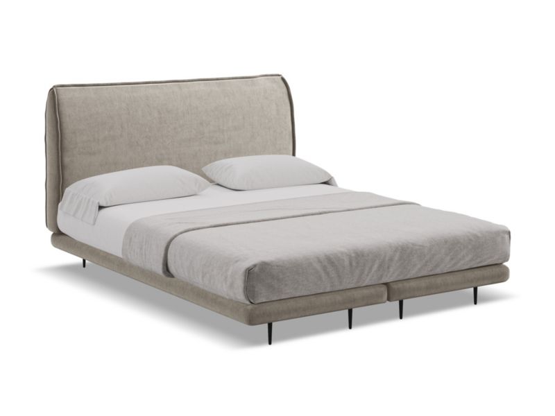 Łóżko Makamii Halia z weluru 140x200 kreci 1 szt.